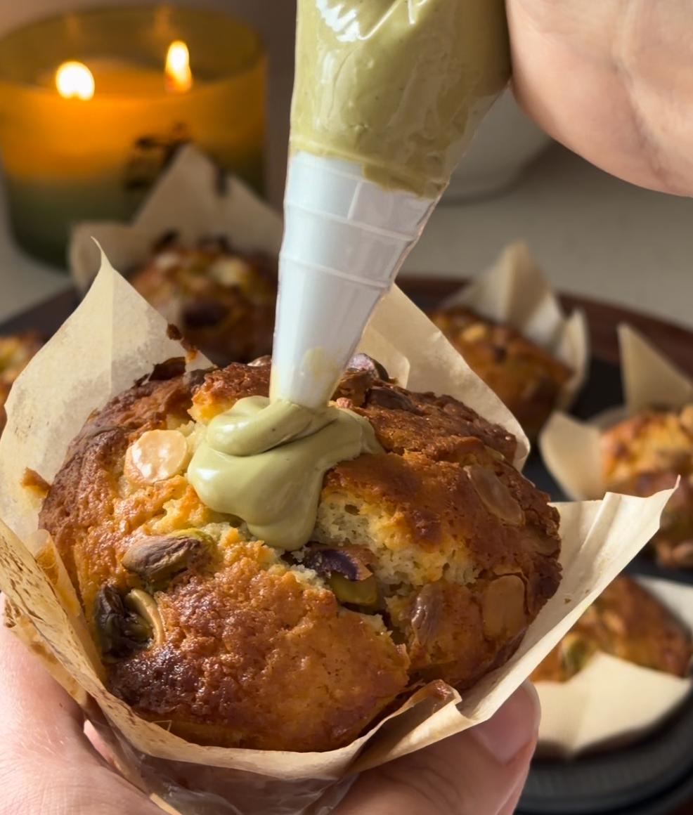 Papi White Chocolate Muffins