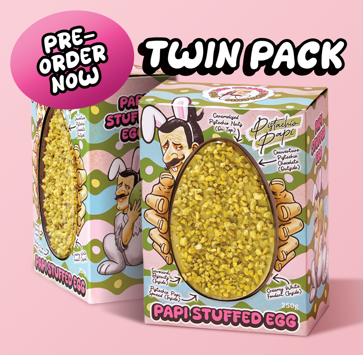 2 Unit Papi The Papi Store – Pistachio Papi