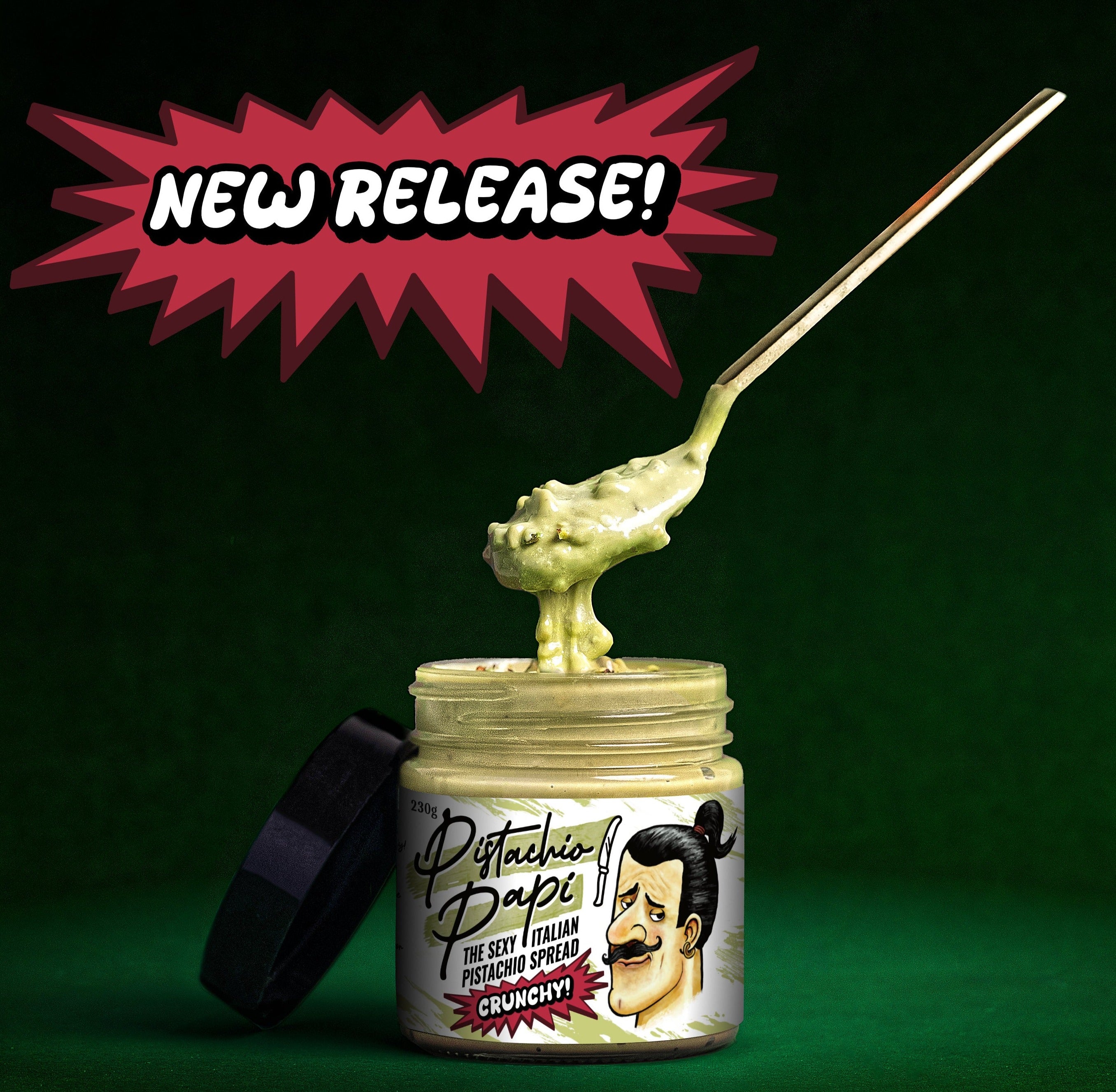 Pistachio Papi CRUNCHY Spread (230g)