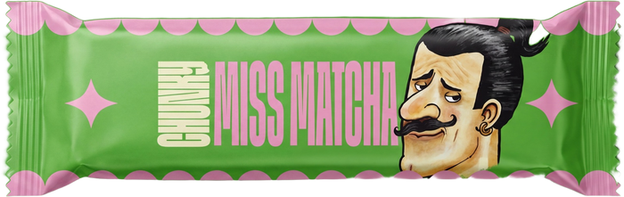 Miss Matcha Papi Chunky Bar in its wrapper