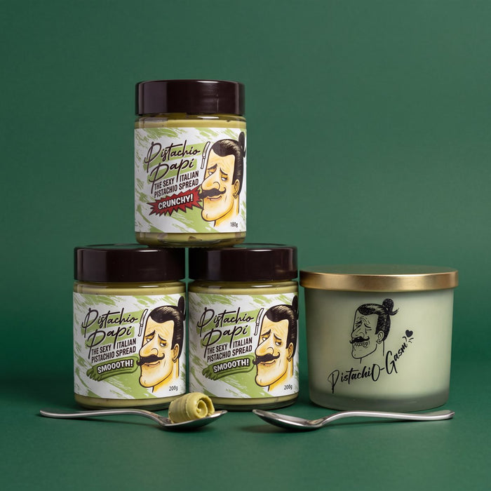The Papi Gift Set — a 3some and the Pistachiogasm candle